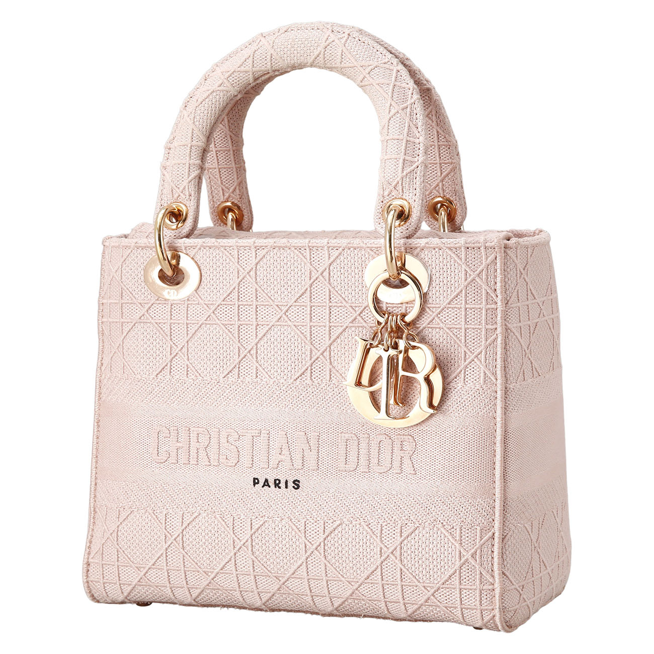 CHRISTIAN DIOR(USED)크리스찬 디올 LADY D-LITE 미디엄 백